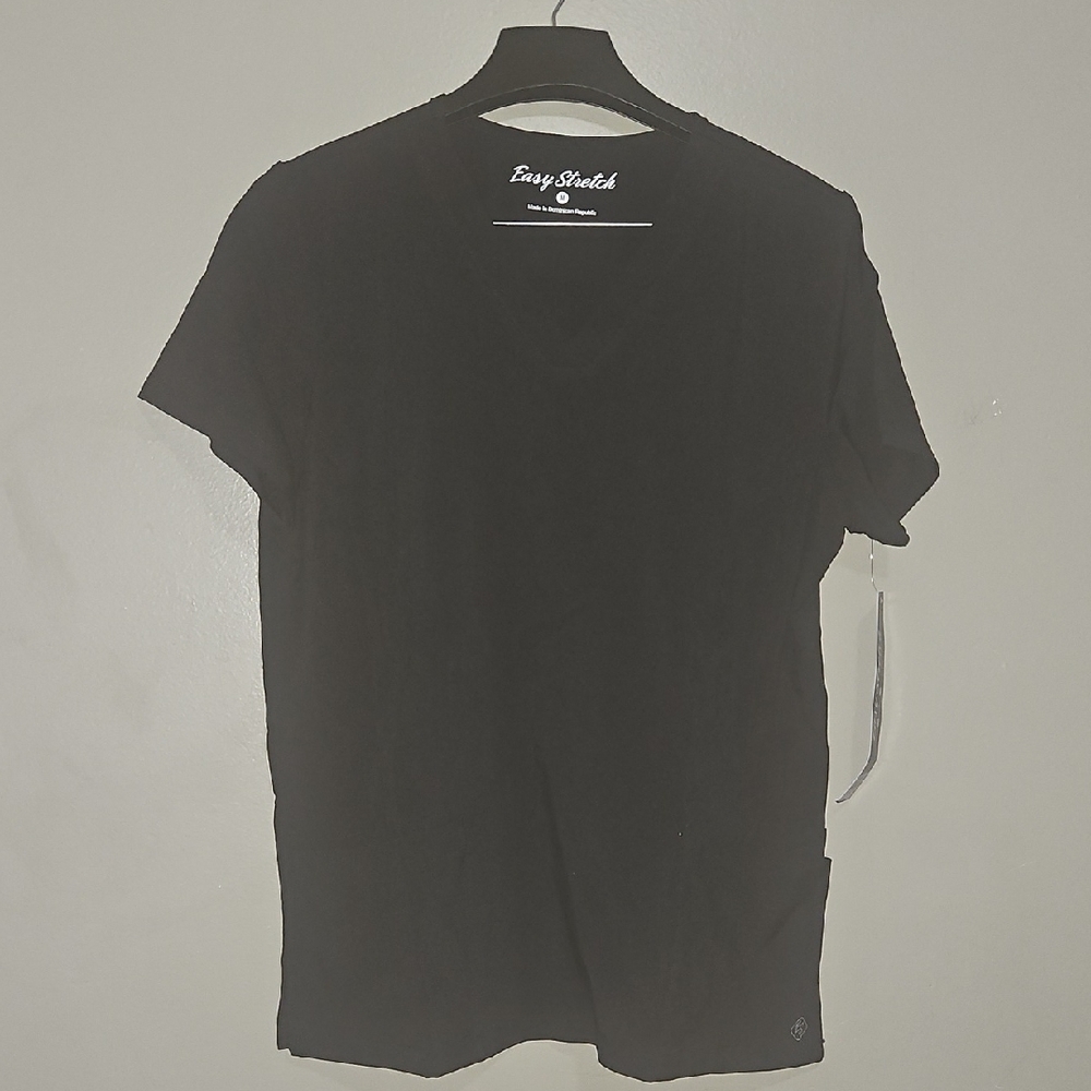 Easy Street Black Short Sleeve Tee